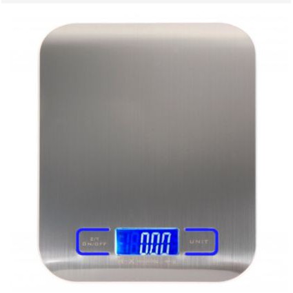 TOSERBA_EMAK -  Taffware Digipounds Timbangan Dapur Digital Kitchen Scale 5kg 1g - Z1S - Silver