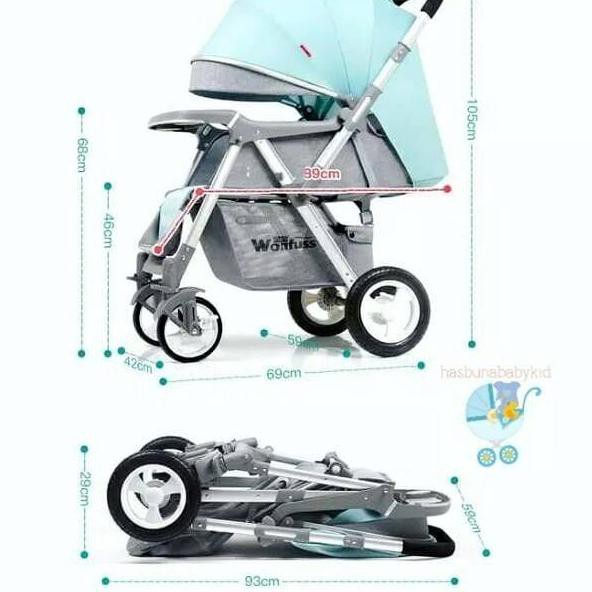 review stroller wonfus