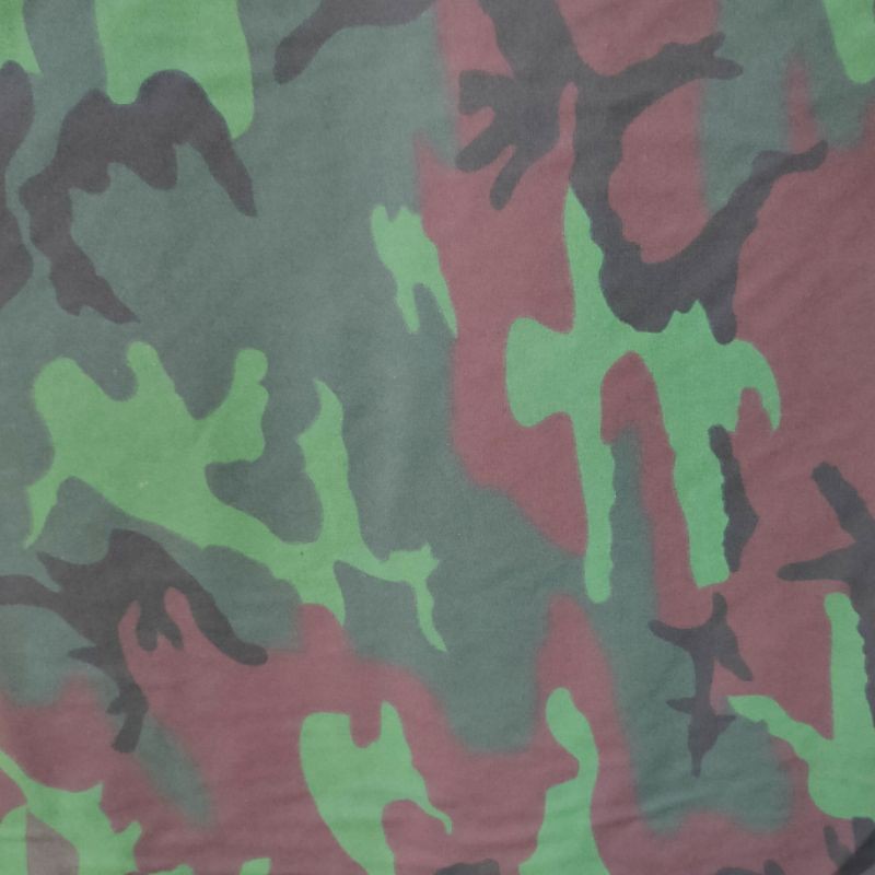 BAHAN KAIN LORENG PLAT HIJAU / LORENG ARMY ABRI METERAN GULUNGAN (YARD)