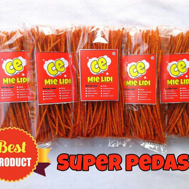 

Mie lidi ce rasa super pedas cemilan lidi lidian