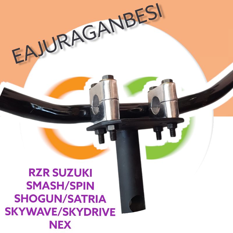 PAKET STANG RZR STIR LENGKAP DUDUKAN RZR SUZUKI SMASH SHOGUN SATRIA SPIN SKYWAVE SKYDRIVE NEX BEST S
