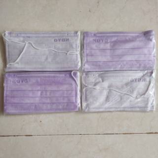 Masker Disposable Hijab Jilbab  Untuk Muslimah 3 Ply Warna  