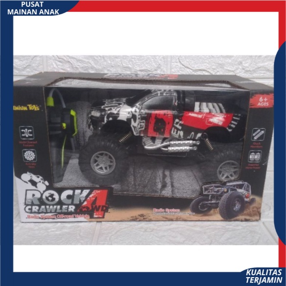 RC Remote Control Mobil Rock Crawler Pick-Up Off Road Mainan Anak Mobilan Remot Kontrol