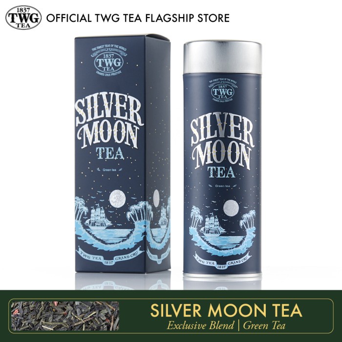 

TEH-DAUN- TWG TEA ǀ SILVER MOON TEA, HAUTE COUTURE TEA TIN, 100G -DAUN-TEH.