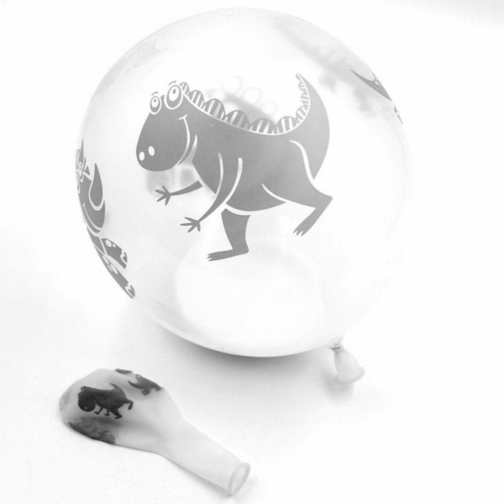 [Elegan] Balon Dinosaurus Liar 12inch 10pcs Jurassic Natal Nikmat Baby Shower Hadiah Dekorasi Ulang Tahun