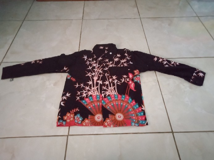 Diskon Bswart Batik Hrb026 Kenongo Hem Pendek Padi Pekalongan M L Xl Batik Pria Murah Modern Grosir