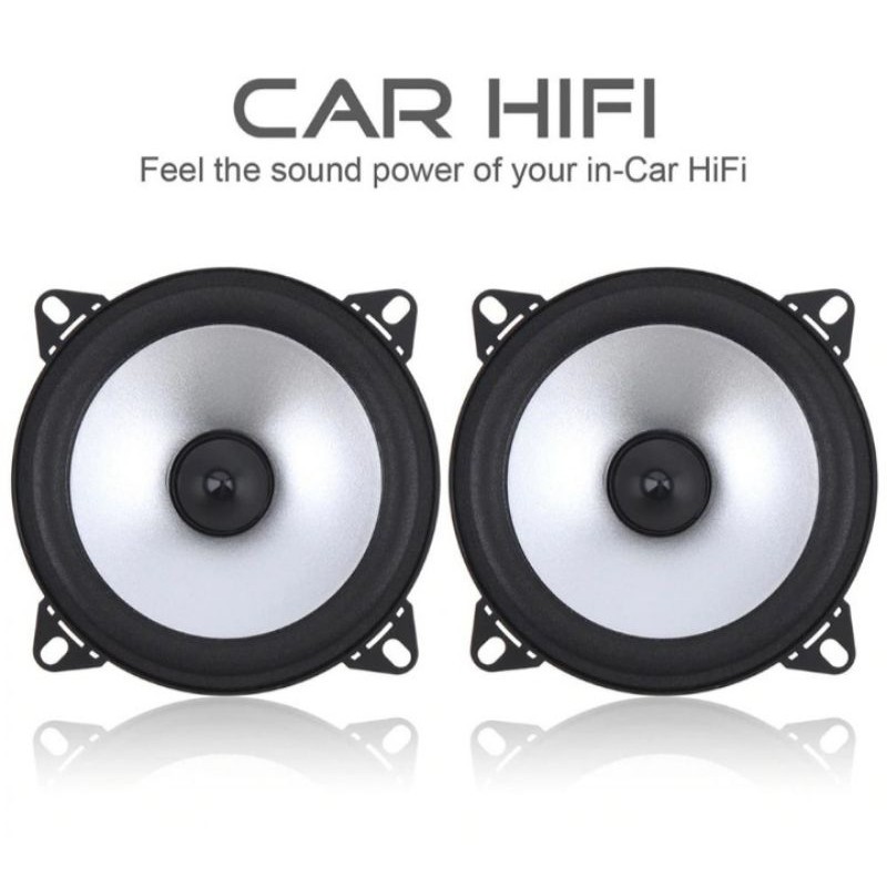 Speaker Subwoofer Mobil HiFi 4 Inch 60W 2 PCS