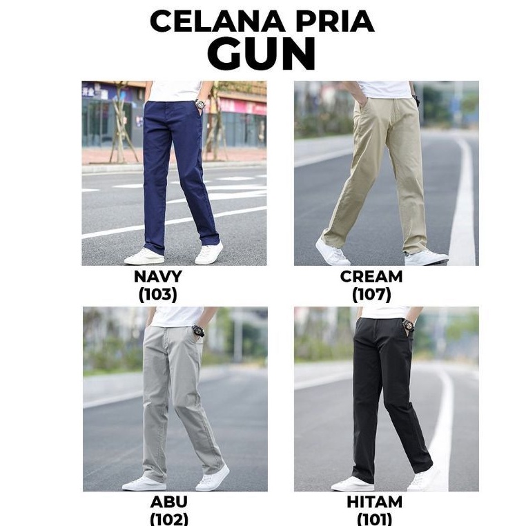 CELANA PANJANG PRIA CELANA CHINO PRIA CELANA SLIMFIT KATUN STRETCH  (CPGN)