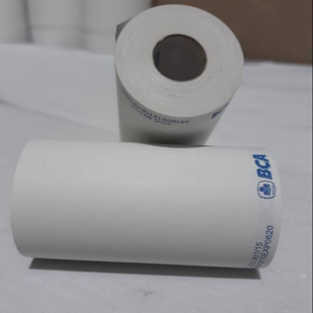 

Kertas thermal BCA EDC bluetooth ukuran.58x30