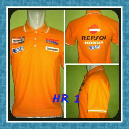 Pakaian, Baju, Kaos keren, Kaos polo Honda repsol UC-32