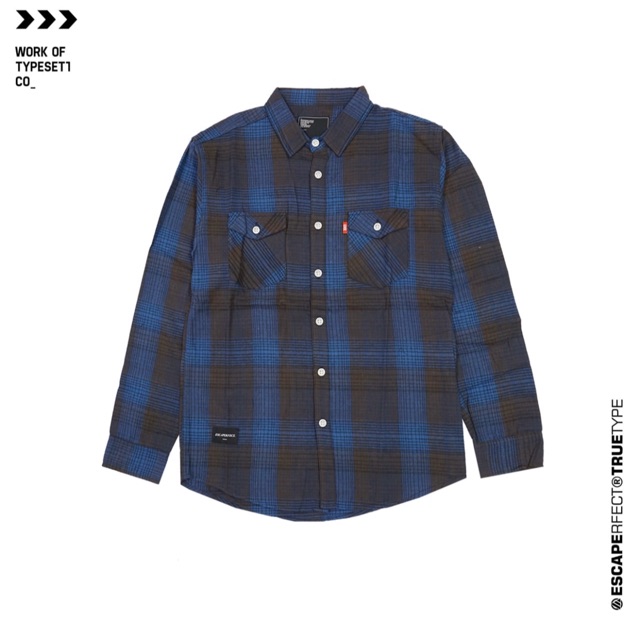 KEMEJA FLANEL || ESCAPERFECT || ORIGINAL BRAND