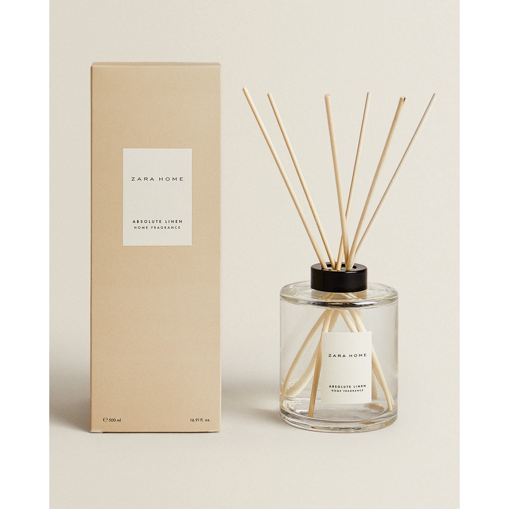 Jual REED DIFFUSER ZARA HOME ABSOLUTE LINEN 100 ML / 200 ML / 500 ML PENGHARUM RUANGAN /ORIGINAL