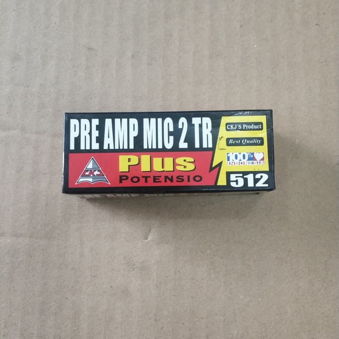 Pre amp mic 2 tr plus potensio CKJ / pre amp mik/ preamp mic mik mick