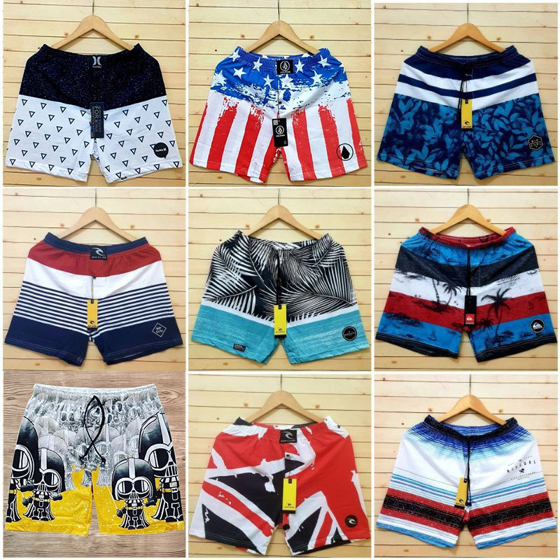 Celana Pendek Pria Surfing Distro Premium Renang Pantai Bokser Santai Kolor Boxer COD