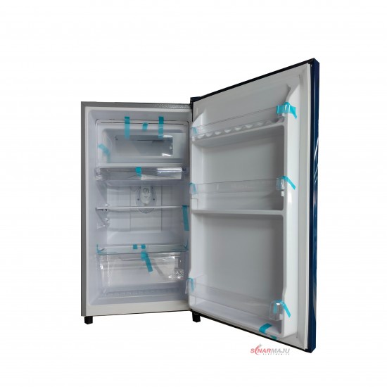 Kulkas 1 Pintu Polytron PRB 159 B/R Semi defrost Low Watt 150 Liter