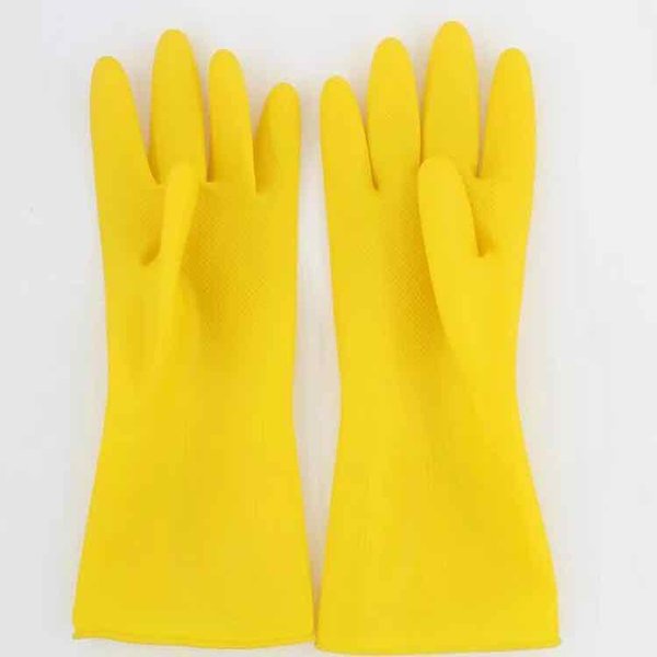 Sarung Tangan Latex Karet Cuci Piring Ukuran S / M / L / XL Anti Air