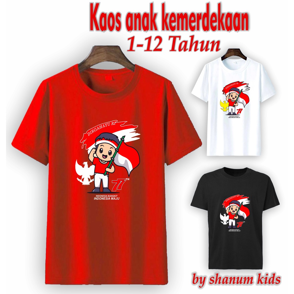 kaos anak kemerdekaan HUT RI