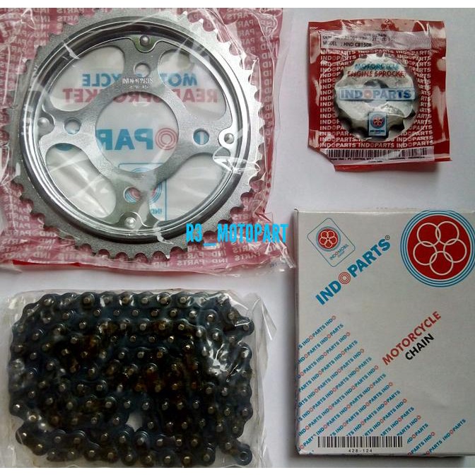 """] Gir Set/Gear Paket/Chain Kit Indoparts/Indopart CB150R/CB 150 R Old