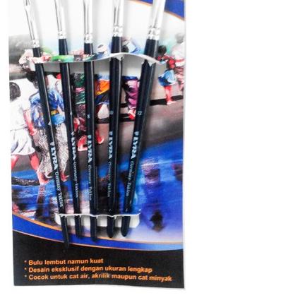 

♛ LYRA ART BRUSH SET FLAT / KUAS FLAT SET ➫