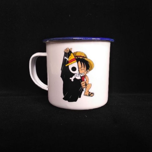 Cangkir Enamel Camping / Cangkir Enamel / Cangkir Pendaki / Cangkir Travelling / Cangkir Jadul / Can