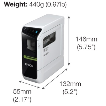 Epson Label Works LW 600P LW-600P Bluetooth PC Connectable Label Printer