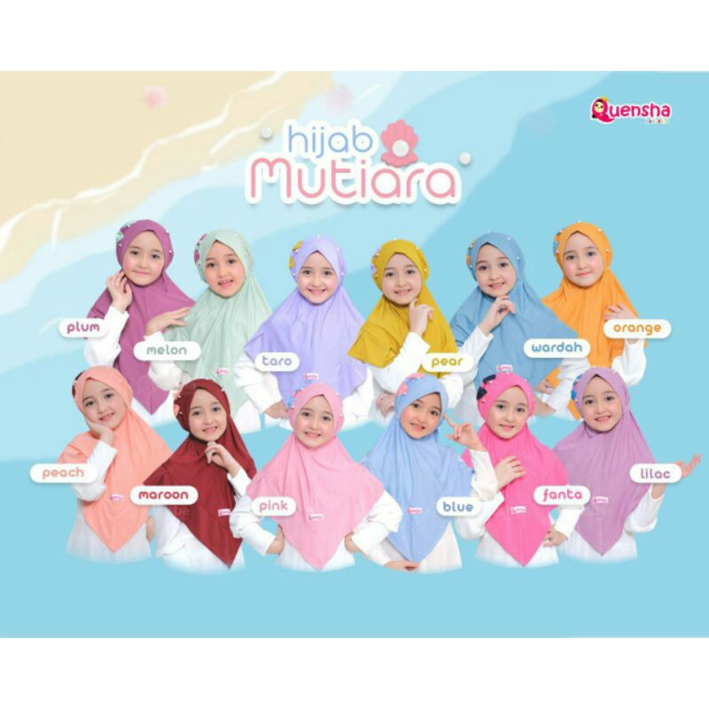 HIJAB MUTIARA BY QUENSHA BABY KIDS
