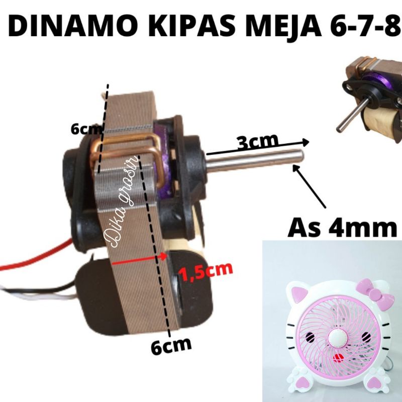 DINAMO KIPAS KARAKTER MEJA