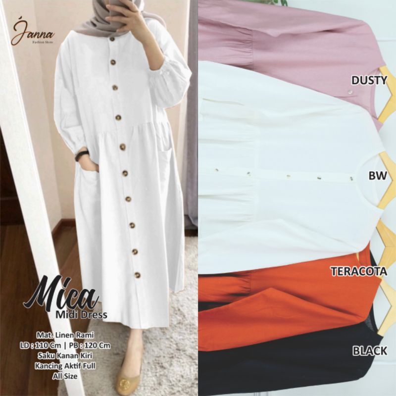 MICA GAMIS MIDI DRES TERBARU