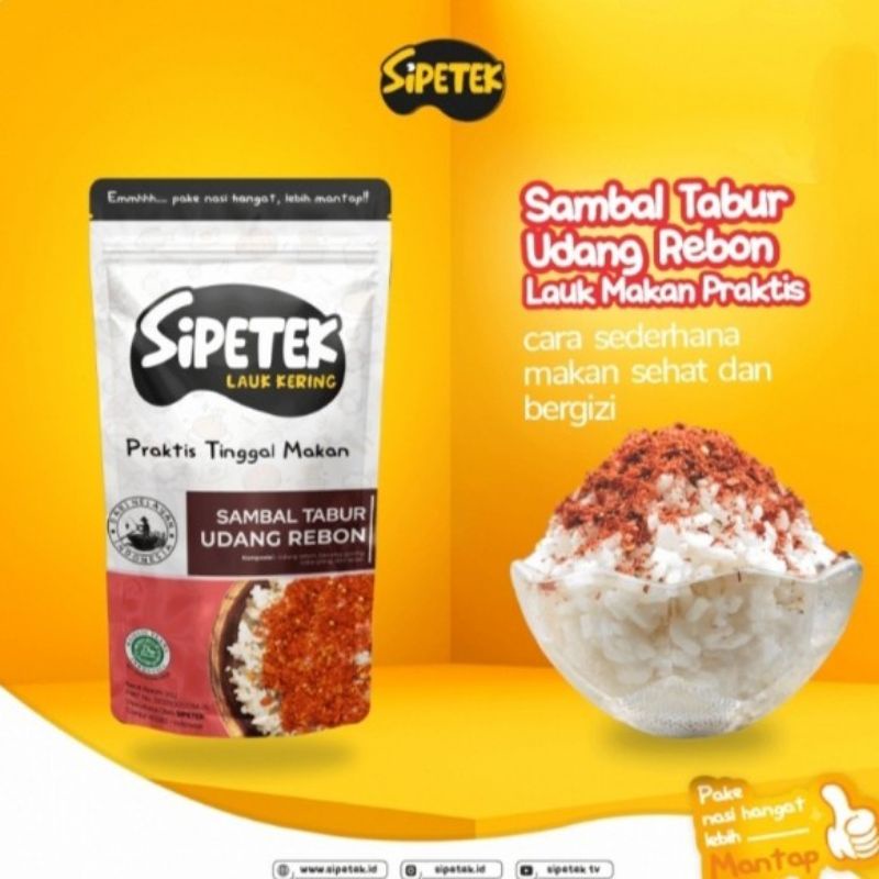 

Sipetek Sambal Tabur Udang Rebon