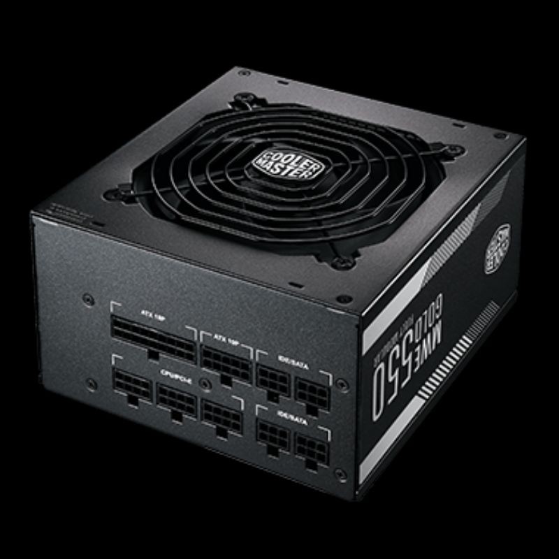 Power Supply Cooler Master MWE550 MWE 550 80+ GOLD FULL MODULAR PSU 550WATT 80+ GOLD