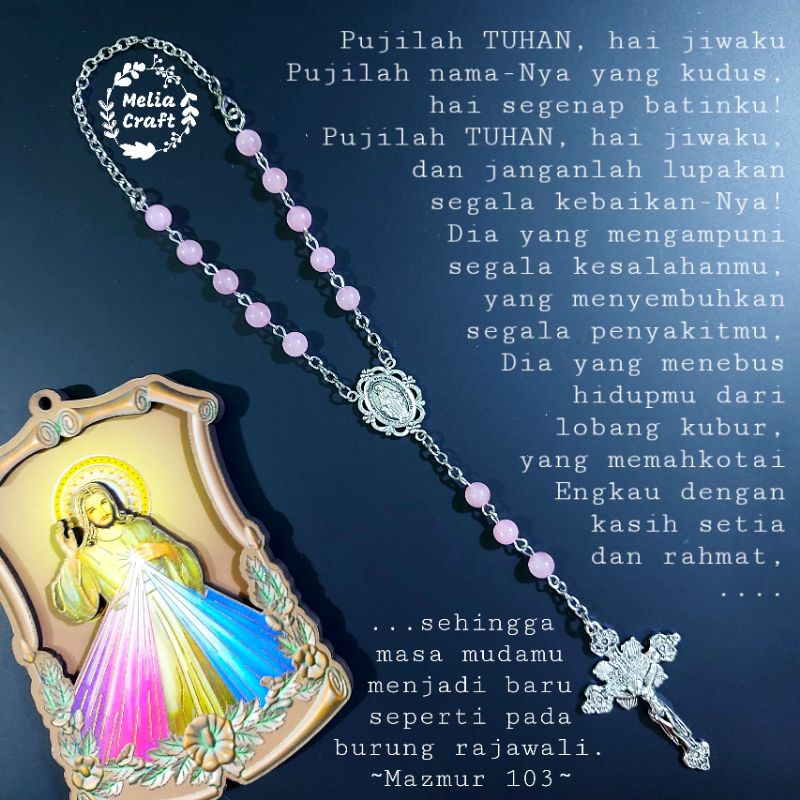 Rosario Mobil Rose Quartz