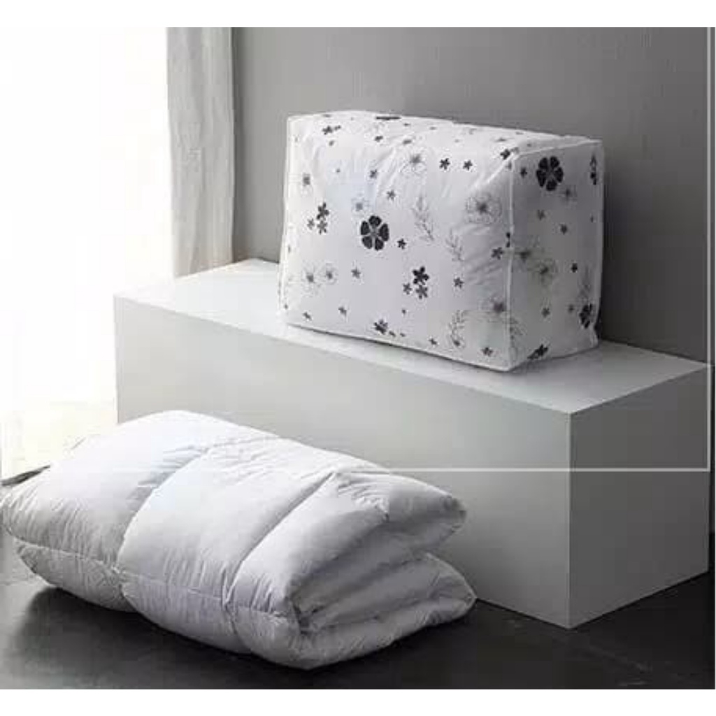 NEW Quilt Bag Storage Peva PERSEGI / RESLETING  Praktis Serbaguna Multi Fungsi Bedcover Selimut