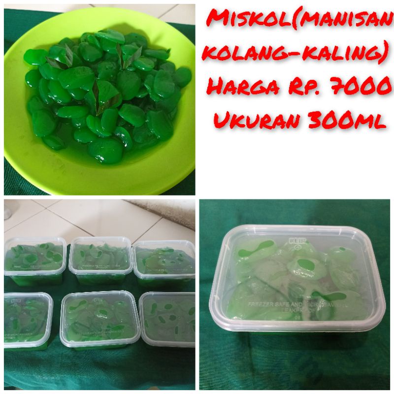 

kolang-kaling/ manisan /rasa pandan 300ml