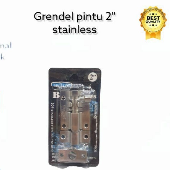 GRENDEL SLOT PINTU / JENDELA STAINLESS 2" ARNETTA