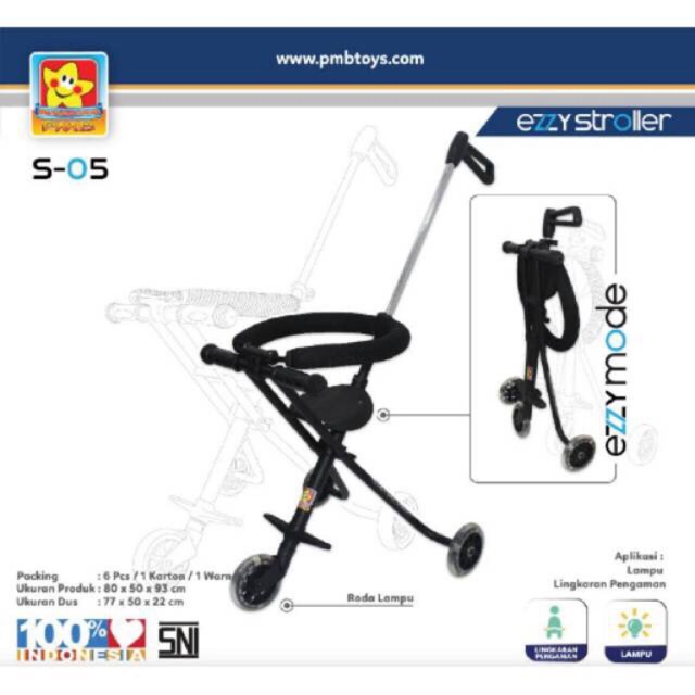 Mini trike stroller roda 3 S05