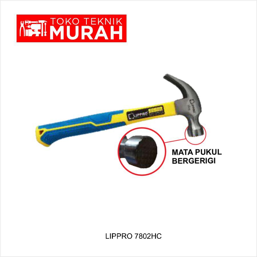 Lippro 7802HC-16 Palu Kambing 16oz Claw Hammer