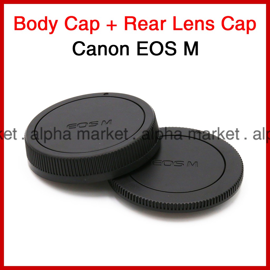 Tutup Depan Rear Body Cap Kamera Belakang Lensa Canon EOSM EOS M Mirrorless M6 mark mk II M100 M200