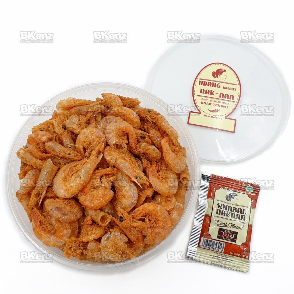 

Udang Kremes Renyah Kering Crispy Naknan FREE Sambal Nak Nan Sachet