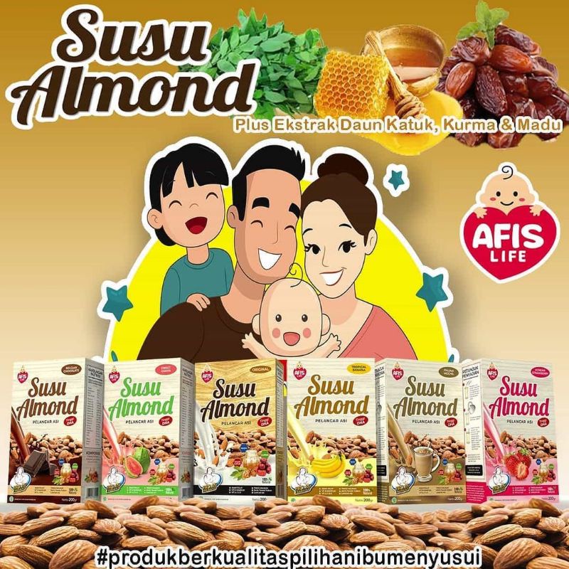 

Afis susu almond, asi booster