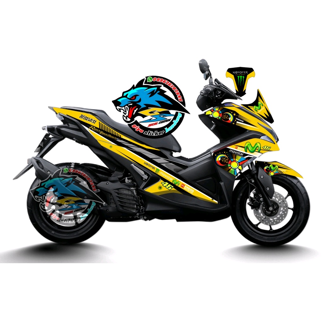 decal aerox movistar