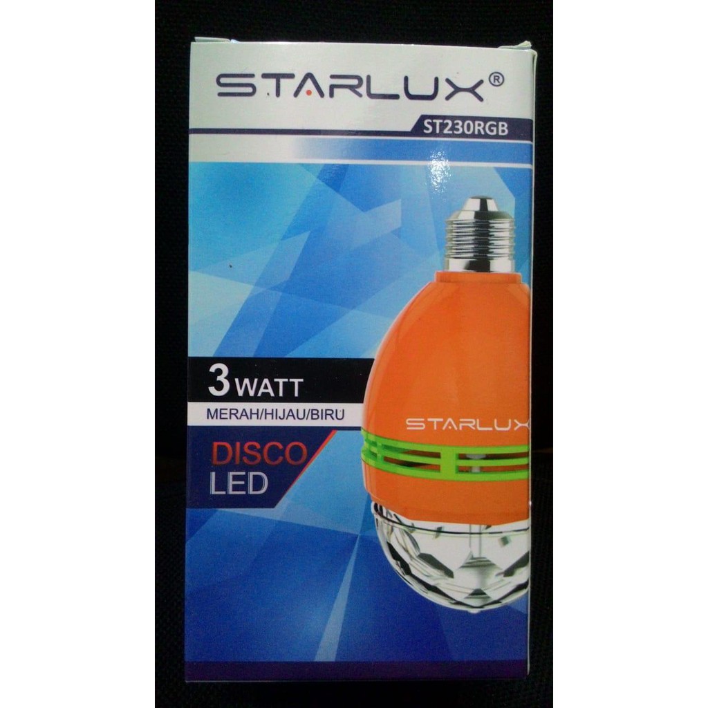 Lampu disco bohlam kelap kelip starlux led bulb disko