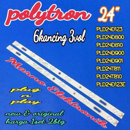 LAMPU BL BACKLIGHT LED TV POLYTRON 24IN PLD24D123 PLD 24D123 PLD24D800 PLD 24D800 PLD24D810 PLD 24D8