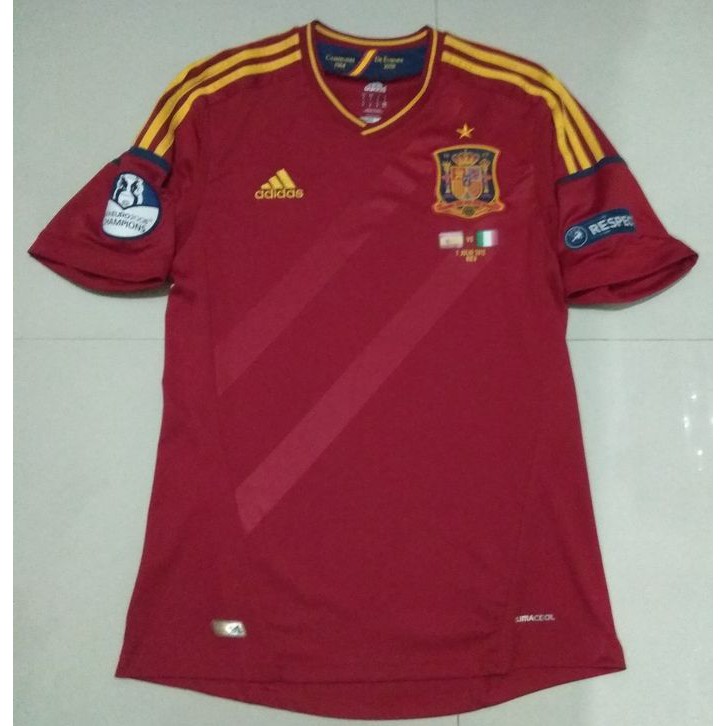 Jersey Spanyol Original Adidas Final Euro 2012