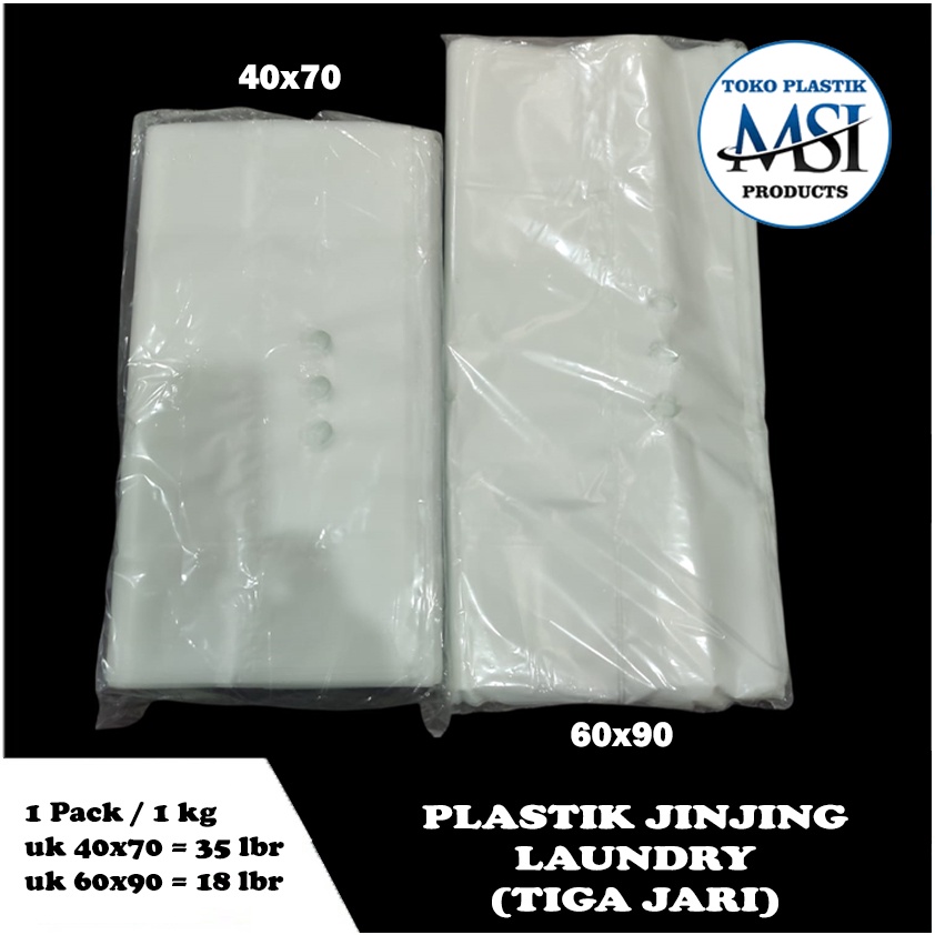 Plastik Jinjing Laundry 3 jari / HD jinjing laundry