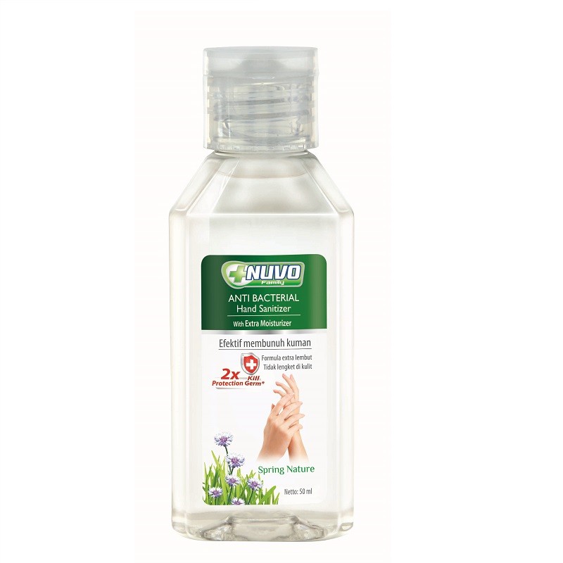 NUVO Hand Sanitizer Gel ORIGINAL 50 ml isi 3 pcs ( STOCK TERMURAH )