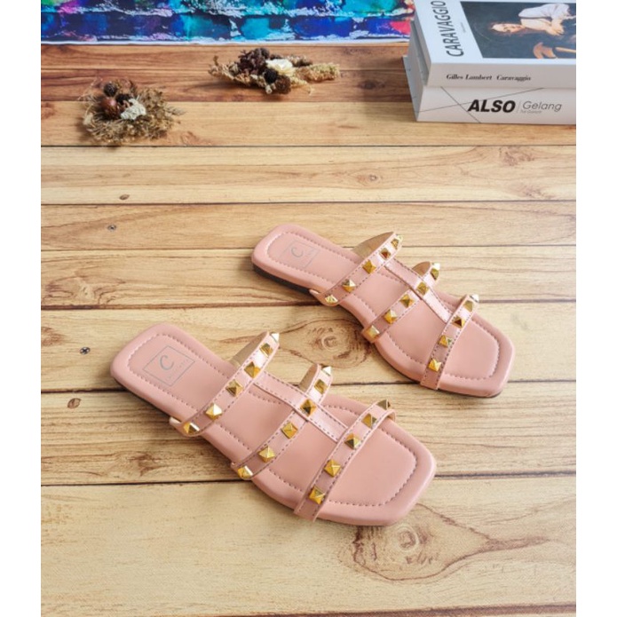 ABBUSHOES Sk 07 flat teflek stut andira 1cm