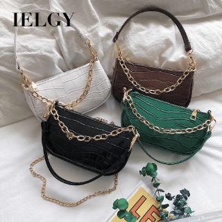 Ielgy Tas Selempang Dengan Tali Rantai Ukuran Kecil Model 