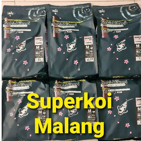 Saki Hikari Growth Grow Bulky Pakan Koi Import Show Quality