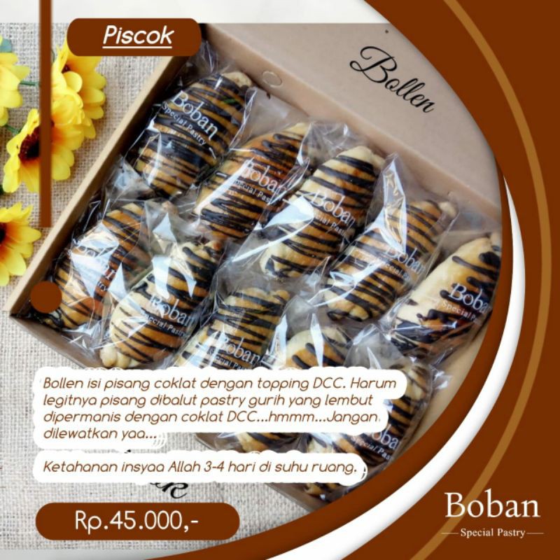 

Bollen Piscok (Pisang Coklat) Boban Solo - Sragen