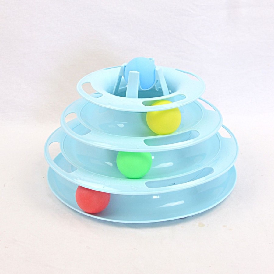 NOONA Mainan Kucing Tower Cat Circular Toy - Cat Toys Tower
